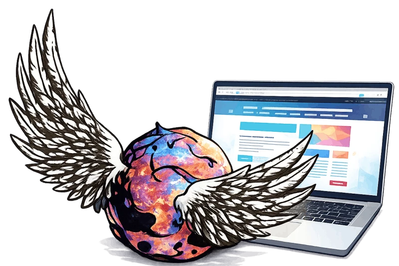 illustration conception site internet